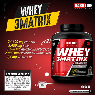 Unlock Your Potential with Hardline Nutrition Whey 3Matrix!